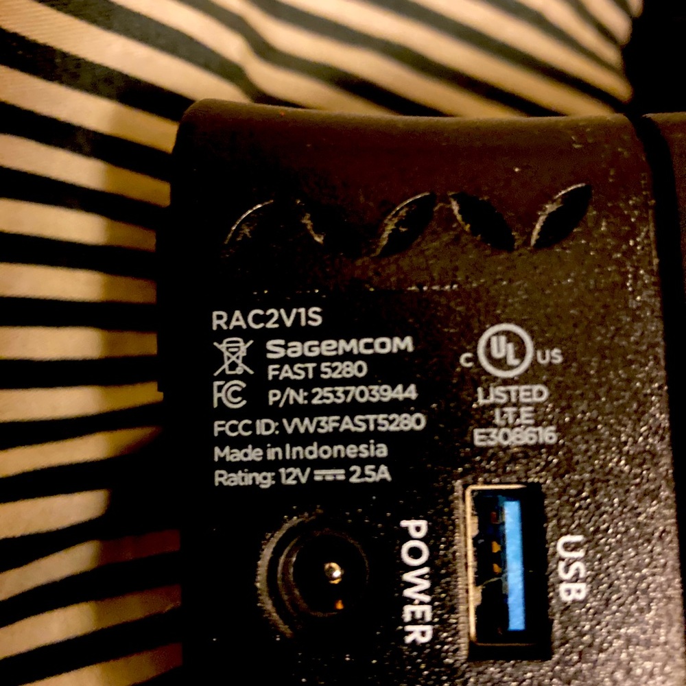 Sagecom5280 router